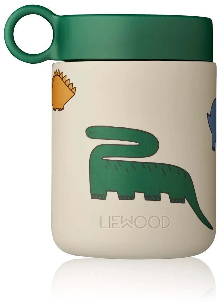 LIEWOOD Termoska na jedlo Kian Dinosaurus 250 ml
