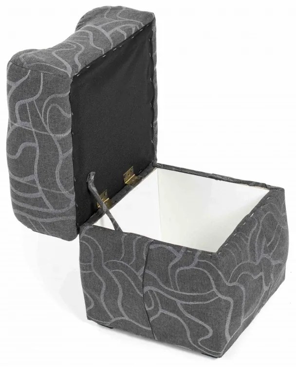 Sedacia súprava Carington, ružová (twist 16/orech)