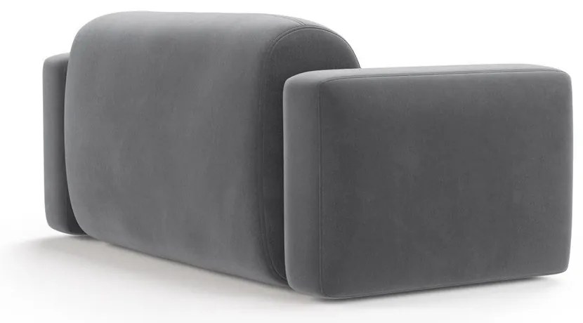 Sivá zamatová pohovka 180 cm Strino – Cosmopolitan Design