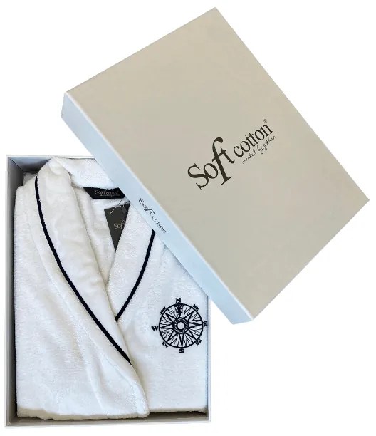 Soft Cotton Dámsky krátky župan MARINE LADY