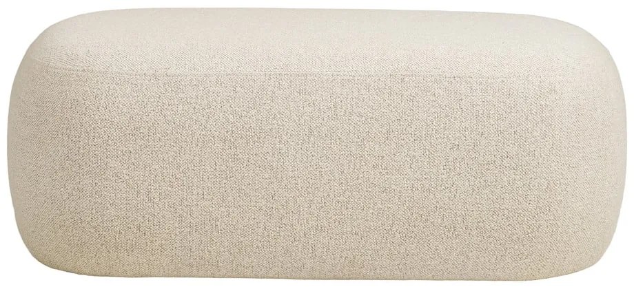 Béžová lavica z textílie buklé Blossomville – House Nordic