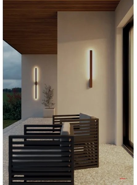 Redo 90871 - LED vonkajšie nástenné svietidlo REFLEXA LED/6W/230V IP54 hnedá