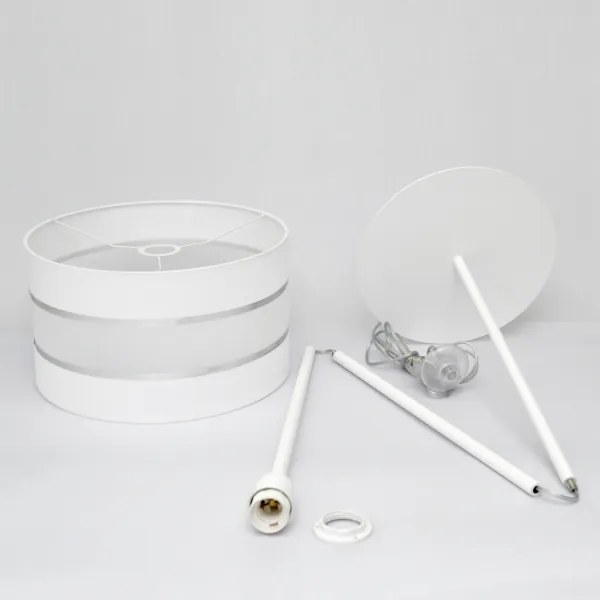 LED Stojacia lampa HELEN 1xE27/15W/230V biela