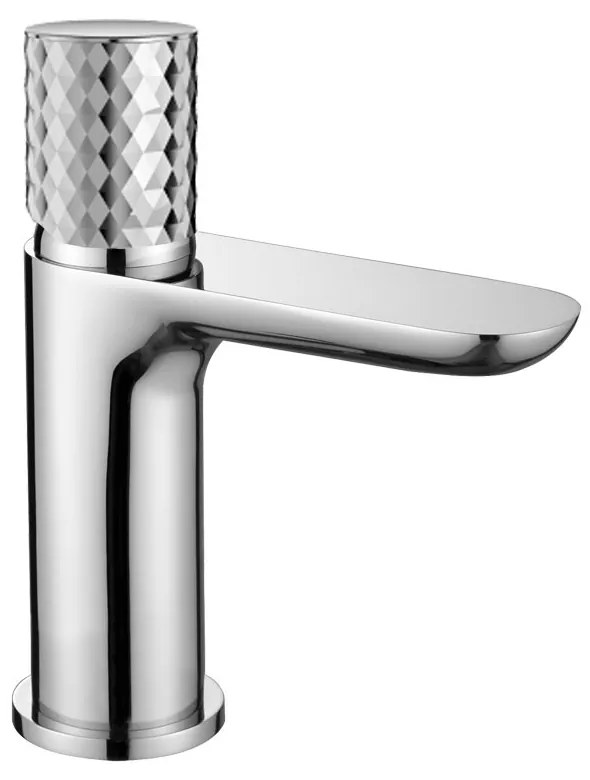 Mereo Mereo, Umývadlová stojanková batéria diamant, Viana, bez výpuste, chróm, MER-CBE10101A