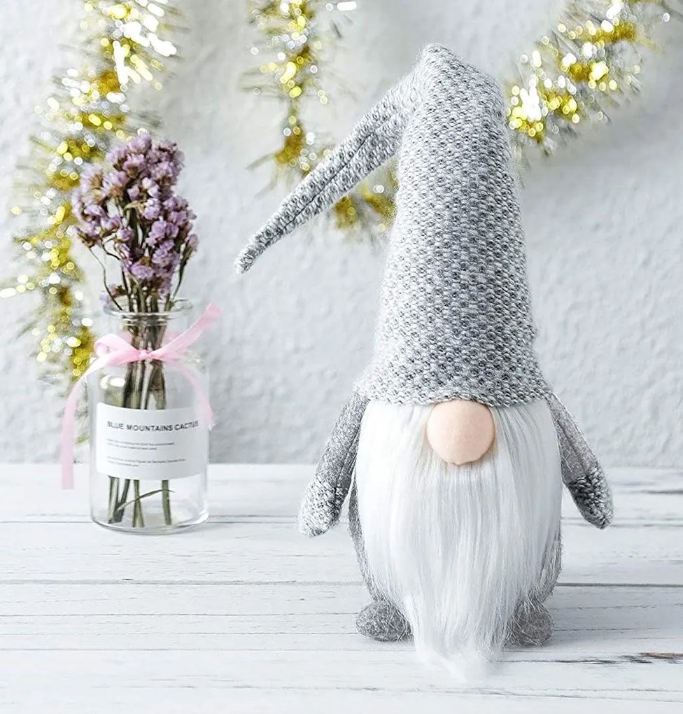 Tutumi - Vianočný trpaslík 50cm YX069, šedá, CHR-03012