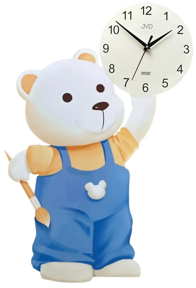 Detské nástenné hodiny JVD HJ106, 44cm