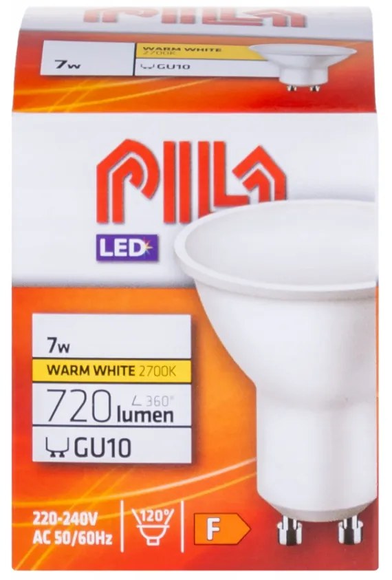 PIŁA LED žiarovka Philips PILA GU10 - 7W - 720Lm - teplá biela - Premium