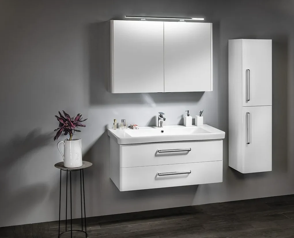 Sapho Sapho, Kúpeľňový set THEIA 80, biela, KSET-069