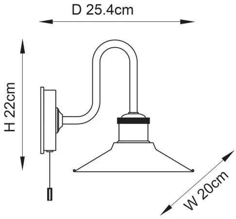 Endon 95508 - Kúpeľňové nástenné svietidlo MARIS 1xE27/6W/230V IP44 lesklý chróm