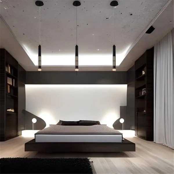 Globo 15630H - LED luster na lanku PENNY LED/12W/230V 3000K čierna