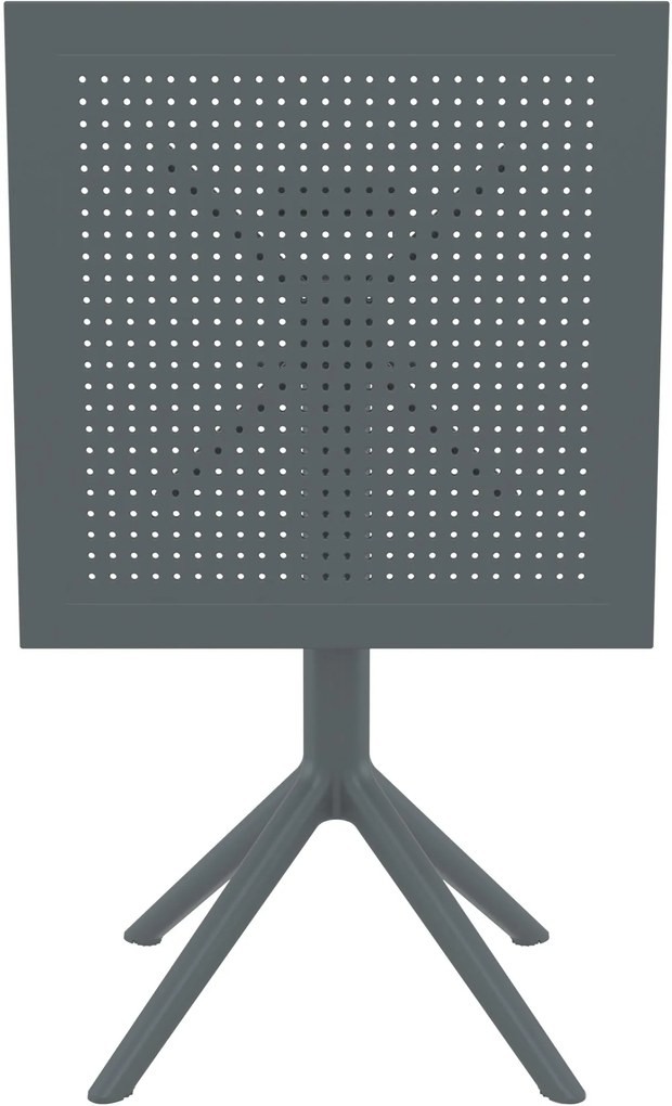 Skladací stôl Sky square - tmavošedá