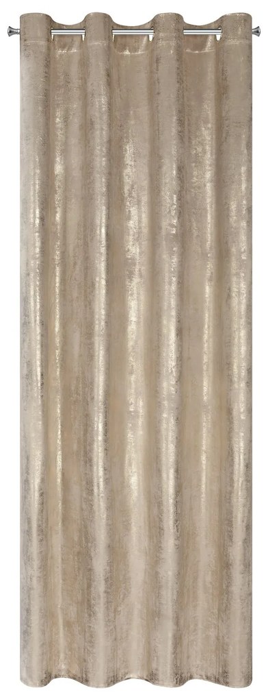 ZATEMŇOVACÍ ZÁVES NA KRÚŽKOCH RENIA 140X250 CM VZOROVANÁ