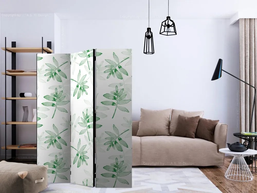 Artgeist Paraván - Watercolour Branches [Room Dividers]