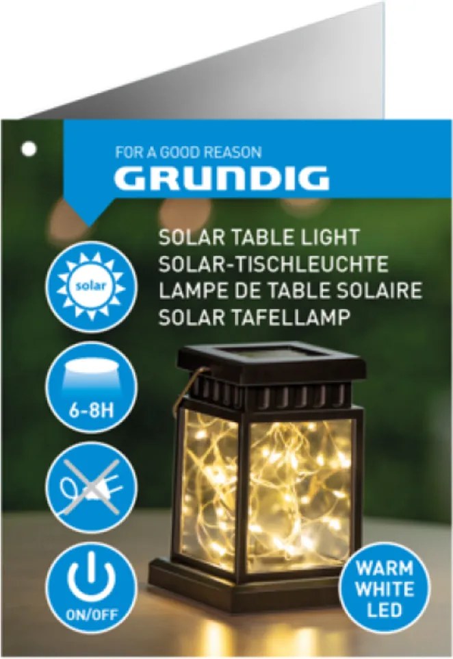 Solárne stolné svetlo Grundig Množstvo: 1 ks