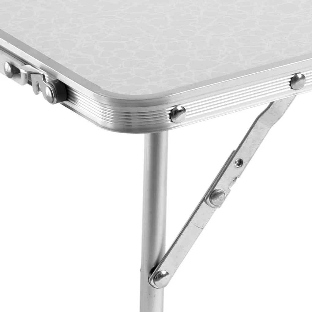 Skladací turistický stolík Marco biely