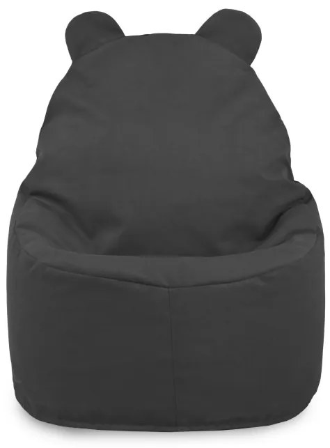 Kreslo pre deti Teddy tmavo sivé