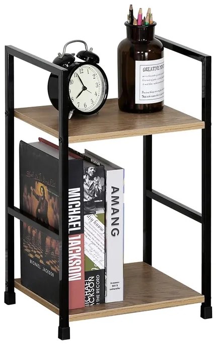 Autronic BONTEC Regál, mdf, hnedá, GD-212 OAK Farba: Hnedá