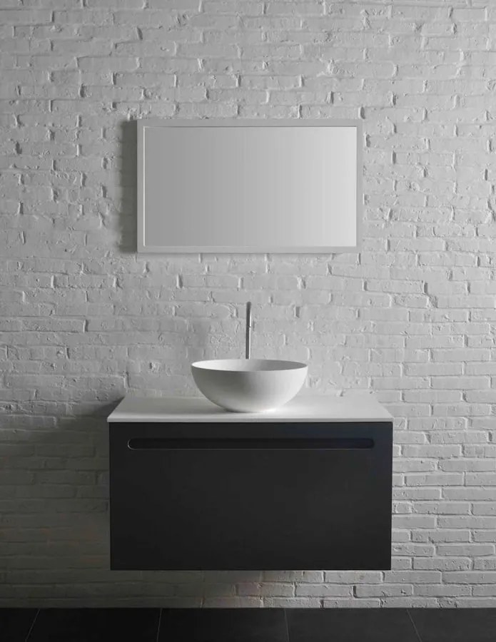 Sapho Sapho, THIN umývadlo na dosku Ø 39 cm, bielá mat, WN185