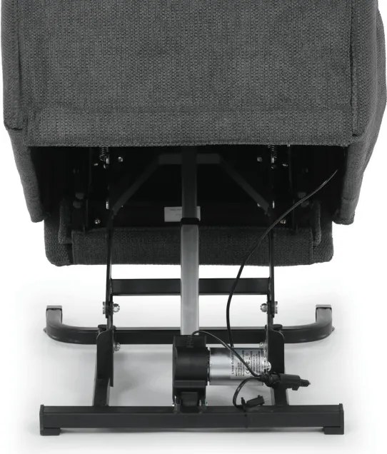 Polohovacie kreslo sivé, elektrické TV-L8960 GREY2