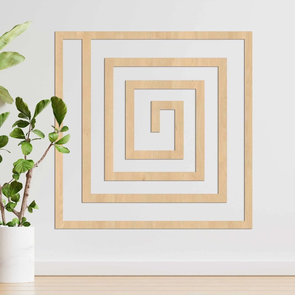 Drevená geometrická dekorácia - WOORTLE: HDF - Javor 30 cm 4518-98118 HDF0397