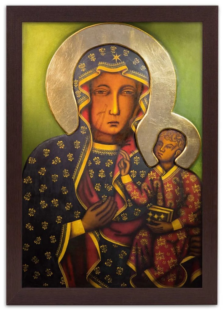 Gario Plagát Matka Božia Čenstochovská Farba rámu: Bez rámu, Rozmery: 30 x 45 cm