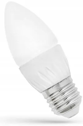 Toolight - Teplá LED žiarovka E-27 230V 6W 480lm Sviečka 13061, OSW-01019