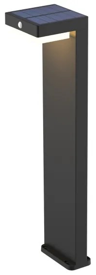 Solight WO7202 - LED Solárna lampa so senzorom PALERMO LED/5W/2000mAh IP54 čierna