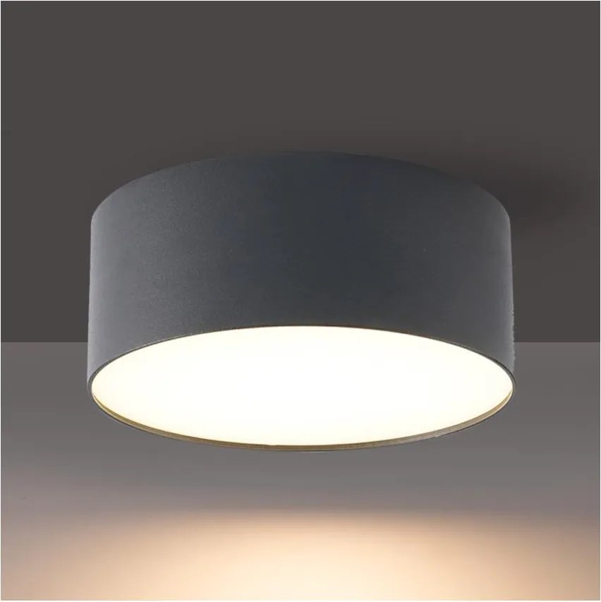 BRILAGI - LED Vonkajšie stropné svietidlo FORIS LED/20W/230V pr. 15 cm antracit IP44