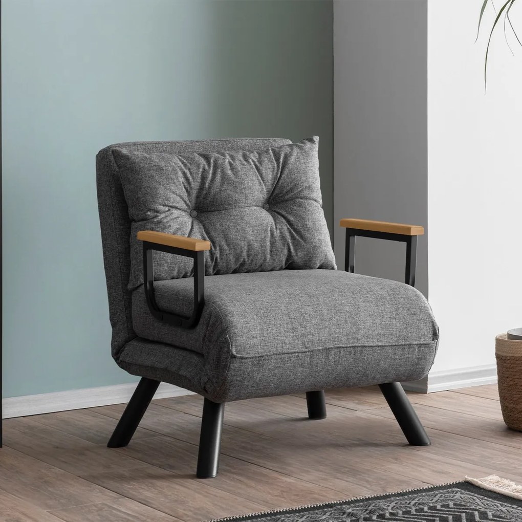 Kreslo Sando Single Light Grey