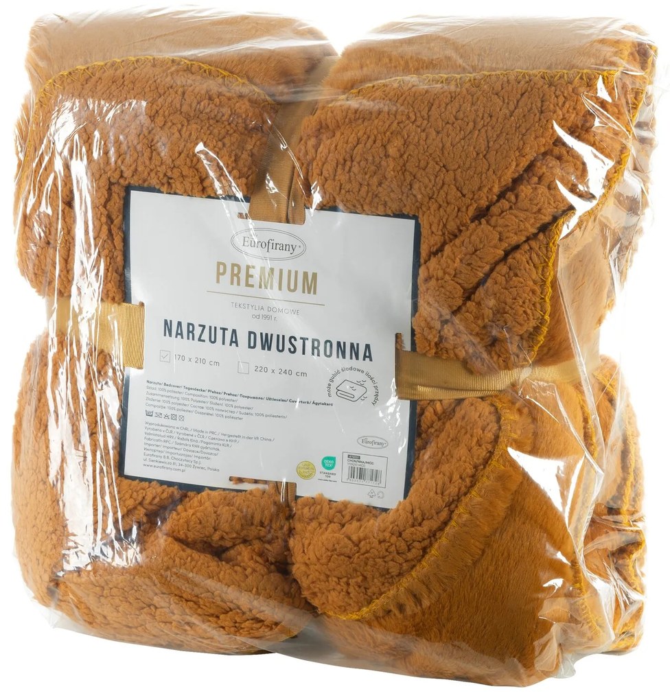 PREHOZ NA POSTEĽ NINA 170X210 CM MEDOVÝ