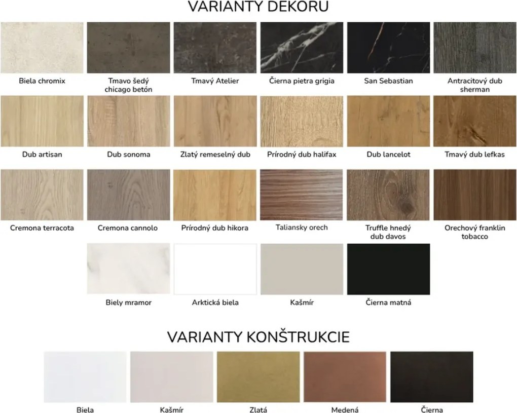 Moderný rozkladací stôl DEMI 100 - 180 cm Farba: Sivá