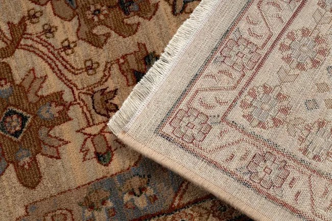 Koberec KESHAN, strapce 1255/53525 béžový / terakota