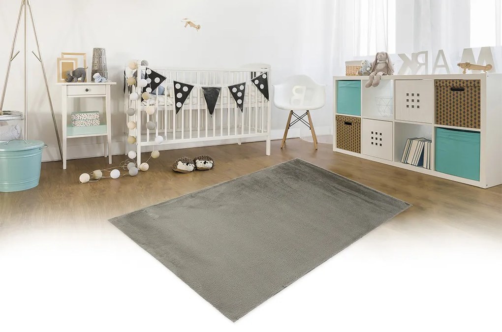 Kusový koberec Rabbit new 09 taupe, 80x150, hnedá, obývacia izba, BO-MA