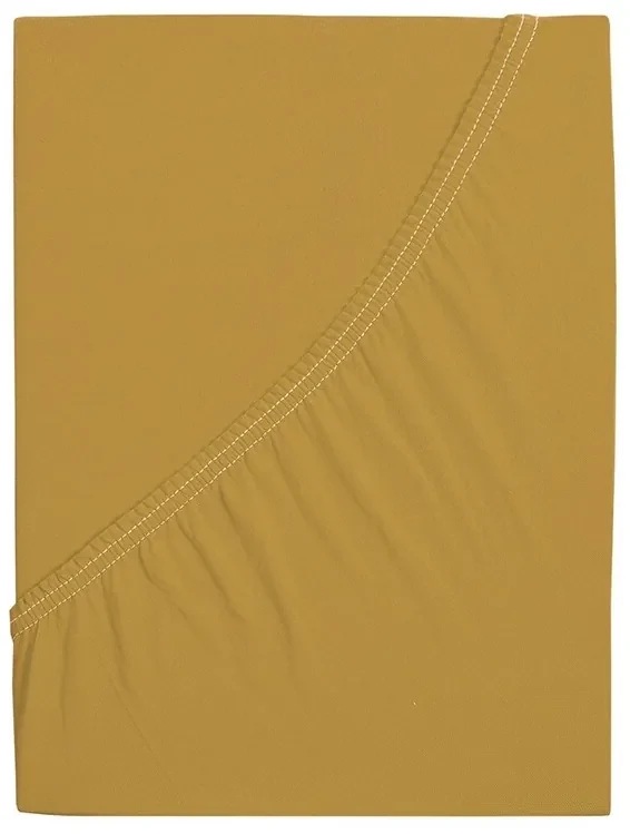 4Home jersey prestieradlo Ideál horčicová, 160 x 200 cm