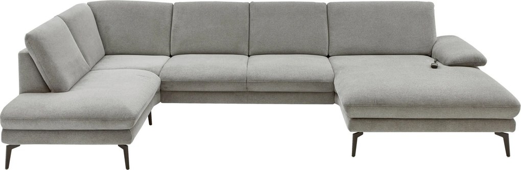 XXXLutz SEDACIA SÚPRAVA, textil, sivá Dieter Knoll - Sedačky - 000436007002