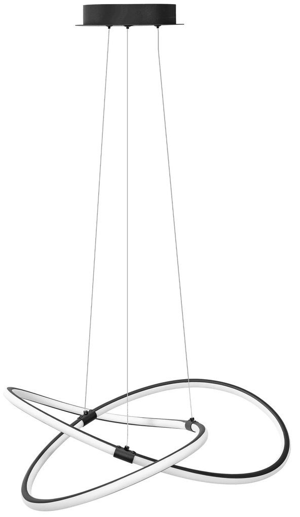 Toolight Toolight, LED závesné svietidlo APP1193-CP, čierna, OSW-40024