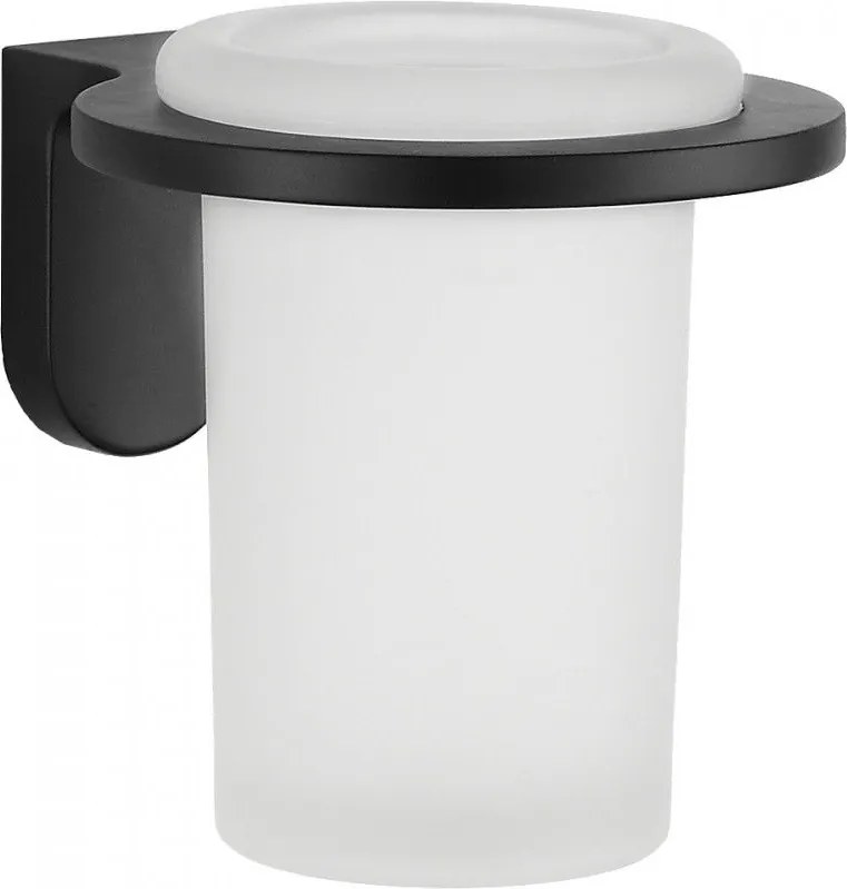 Mexen Lea pohár na zubné kefky, čierna - 7026038-70