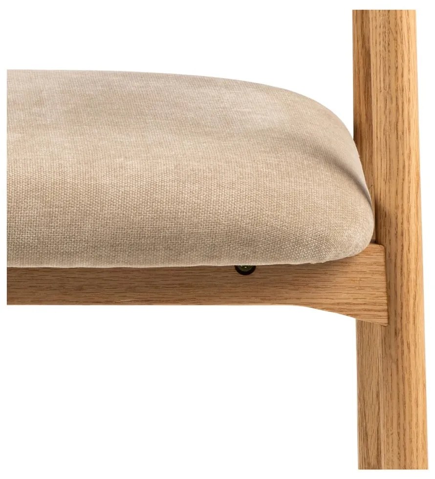 Béžová/v prírodnej farbe jedálenská stolička Addi – Actona