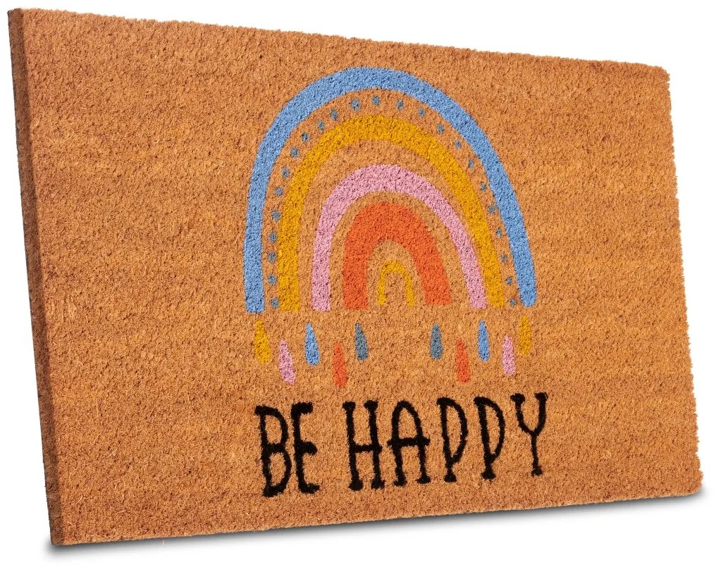 Rohožka Dúha 106199 - na von aj na doma, 40x70, hnedá, chodba / predsieň, Hanse Home