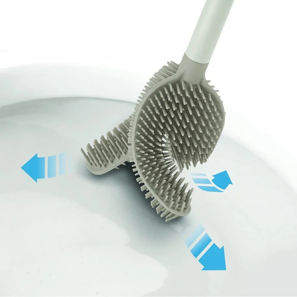 Béžová WC kefa Flex360 – Joseph Joseph