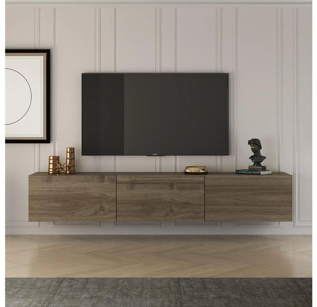 TV stolík/skrinka Westham (orech) . Akcia -16%. Vlastná spoľahlivá doprava až k Vám domov. 1102651
