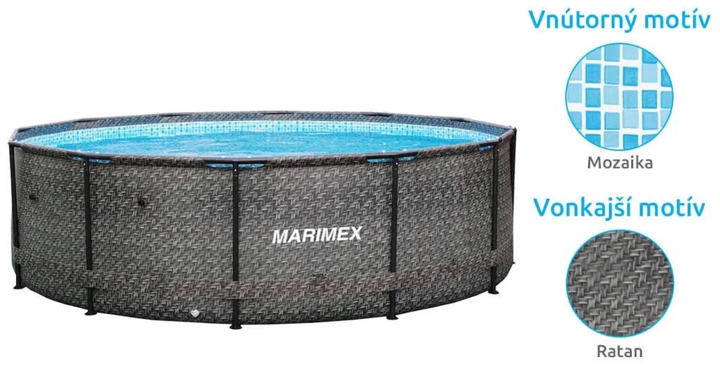 Marimex | Bazén Marimex Florida 4,57x1,32 m bez príslušenstva - motív RATAN | 10340238
