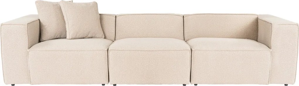 Třímístná pohovka Lora 303 cm broskvová