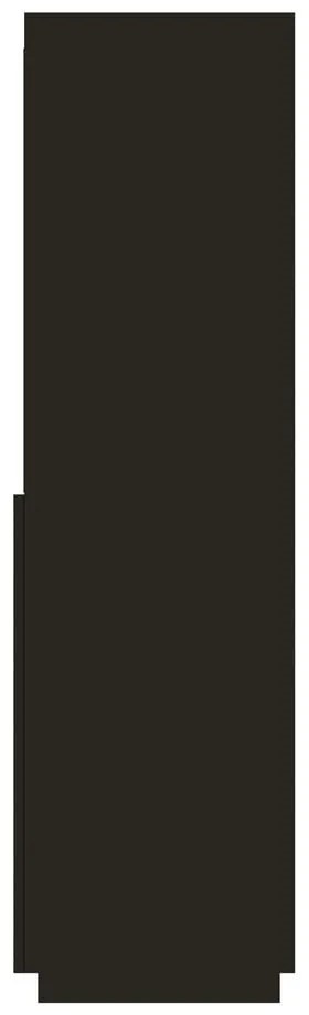 Čierna matná knižnica 100x147 cm Nina - TemaHome