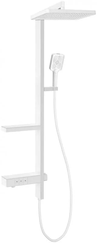 Mexen Roar, sprchová sada s ručnou a dažďovou hlavicou, biela, 78105-20