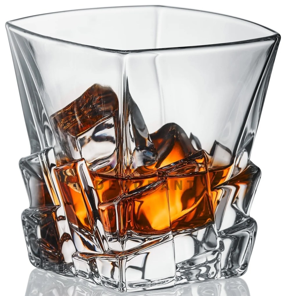 Bohemia Jihlava Poháre na whisky Crack 310 ml 2KS