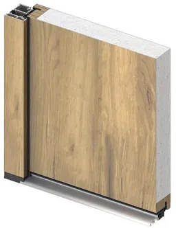 Kovové vchodové dvere S68 Neptun 90 P dub sonoma