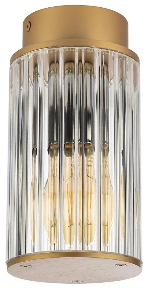 Argon 8774 - Vonkajšie stropné svietidlo NORFOLK 1xE27/15W/230V IP44 zlatá