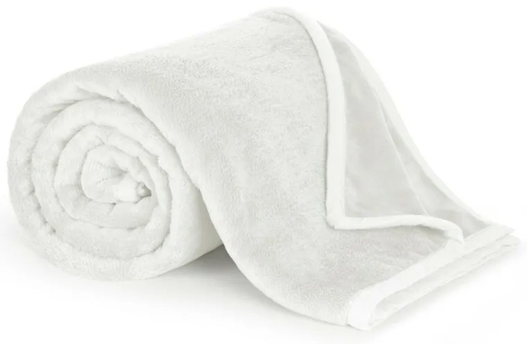 Bellatex Deka Korall micro biela, 150 x 200 cm