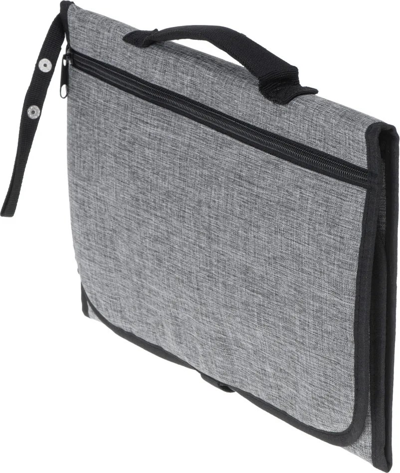 KIK Detská prebaľovacia cestovná podložka konvertibilná prebaľovacia taška sivá